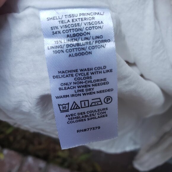 Ann Taylor Weekend Ruffle Striped Midi Dress - Picture 6 of 8